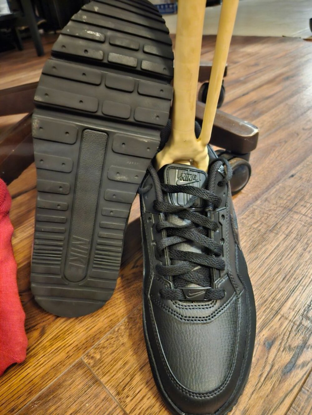 Nike Air Max LTD 3 Triple Black Men's Size 9.5 New 687977-020